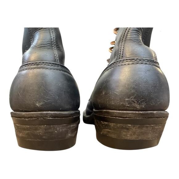 Hathorn Packer Ranch Boots Black Leather Men size 9.5 D - Picture 5 of 11